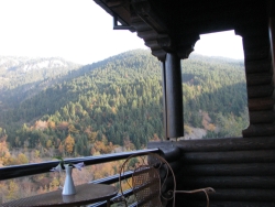 View of a balcony outside a bedroom